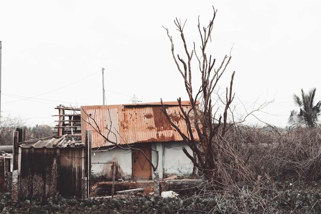 old abandoned building